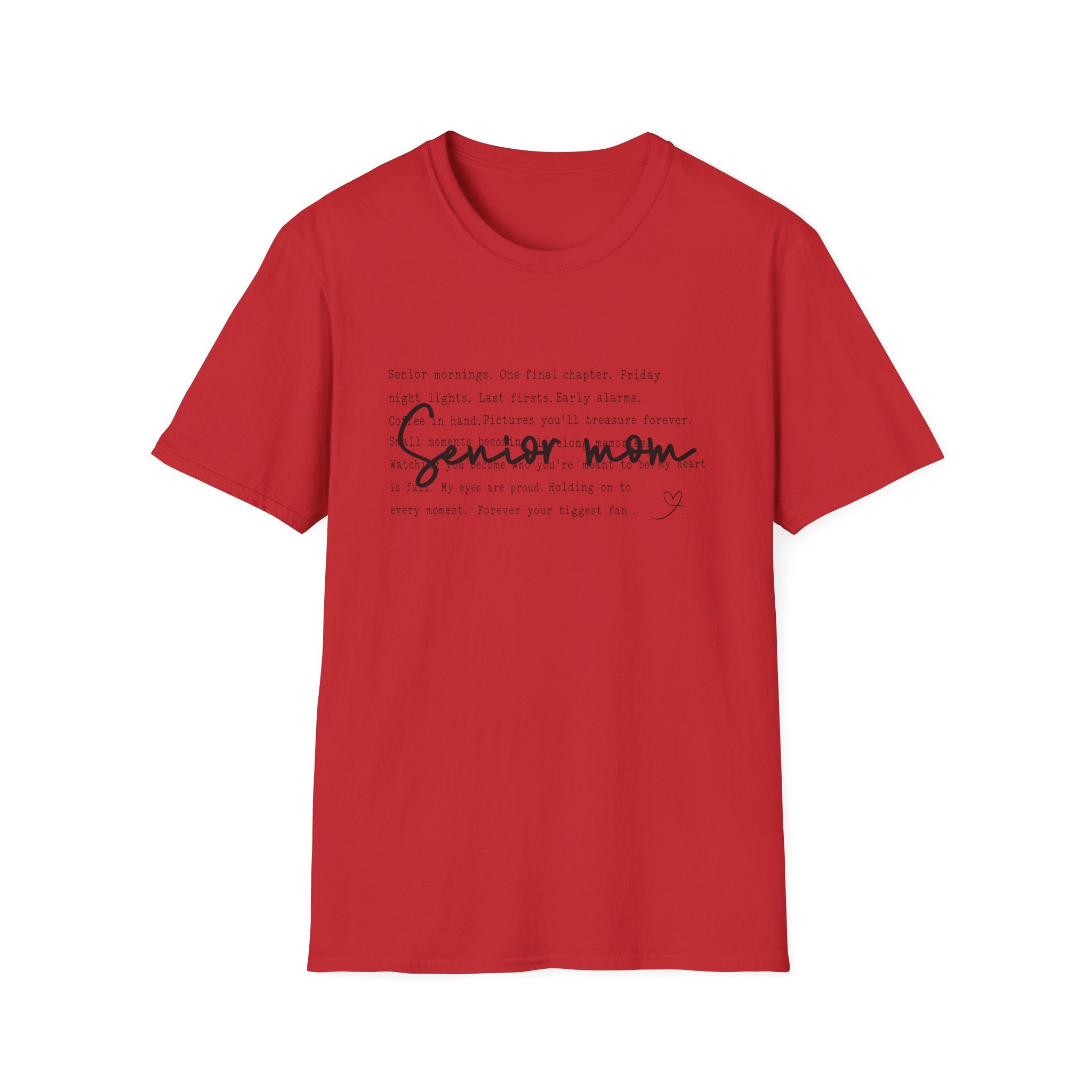 Senior Mom T-Shirt — Sentimental Graduation Gift for Mothers
