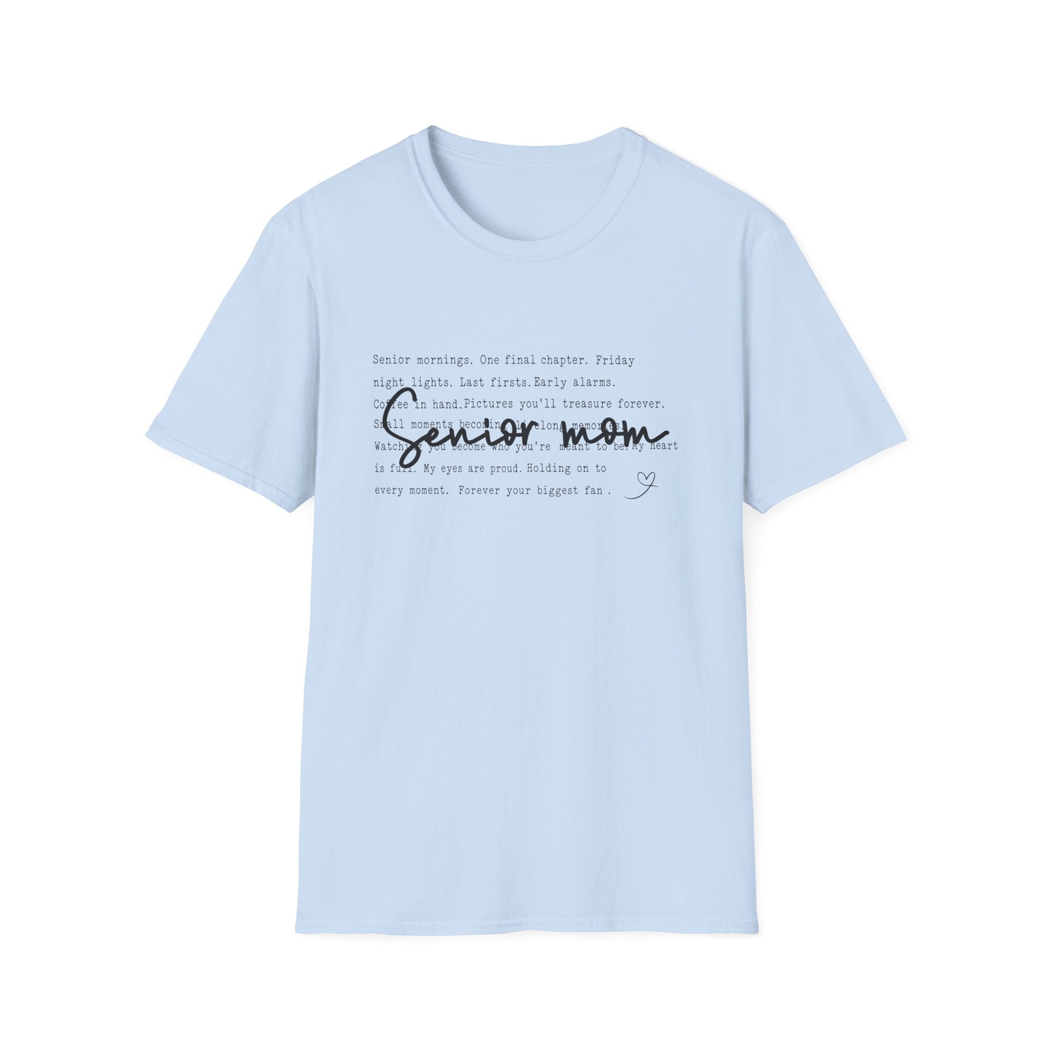 Senior Mom T-Shirt — Sentimental Graduation Gift for Mothers