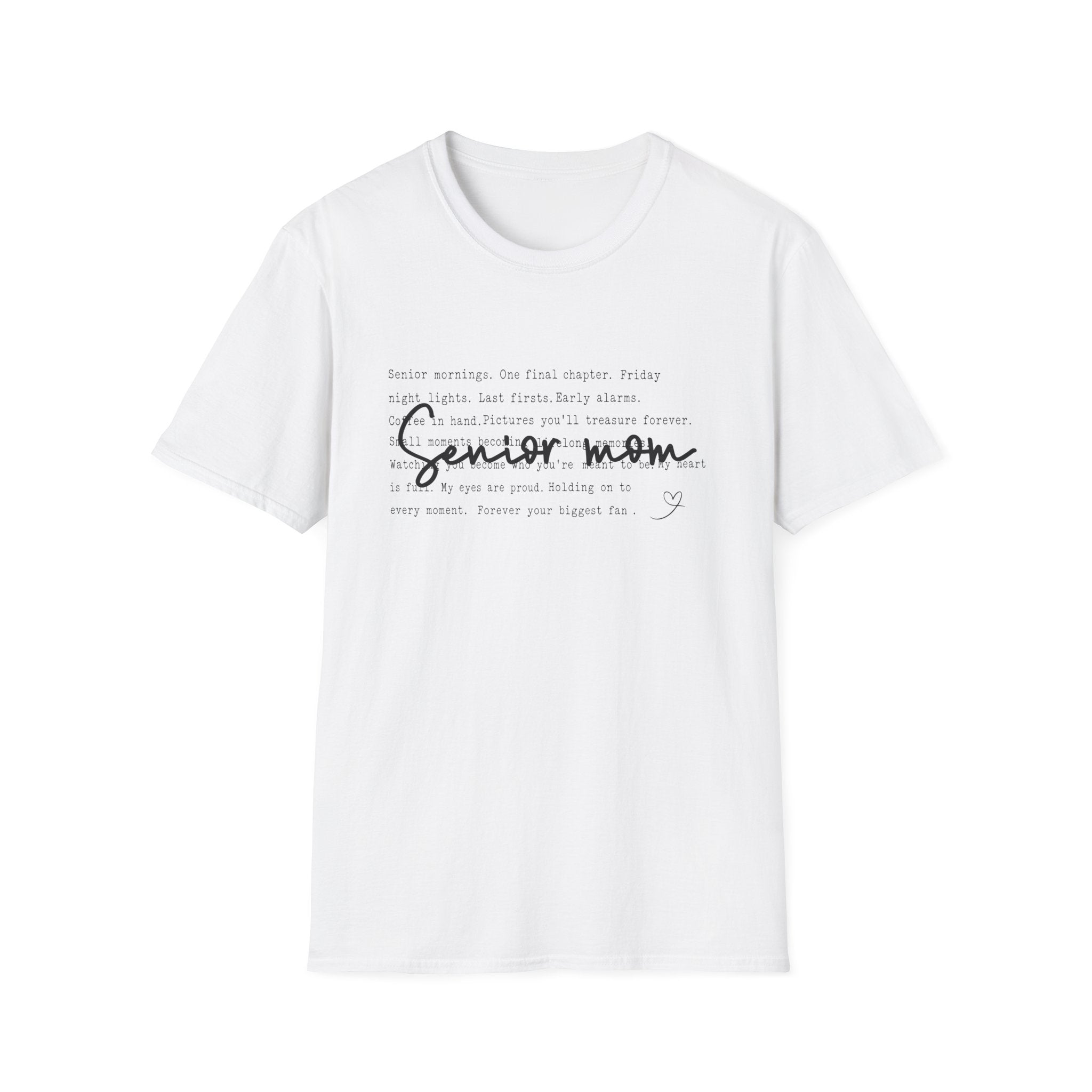 Senior Mom T-Shirt — Sentimental Graduation Gift for Mothers