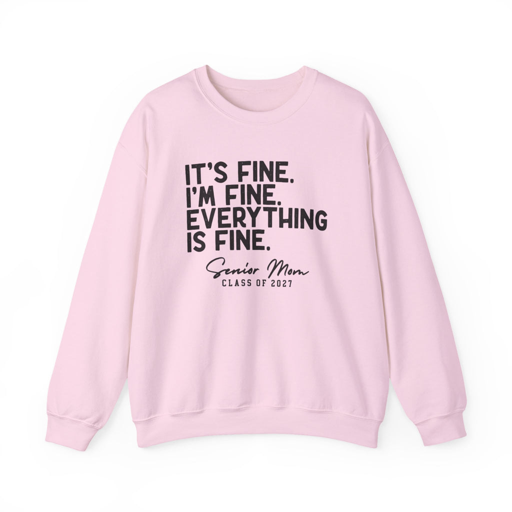 Senior Mom Class of 2027 Crewneck Sweatshirt