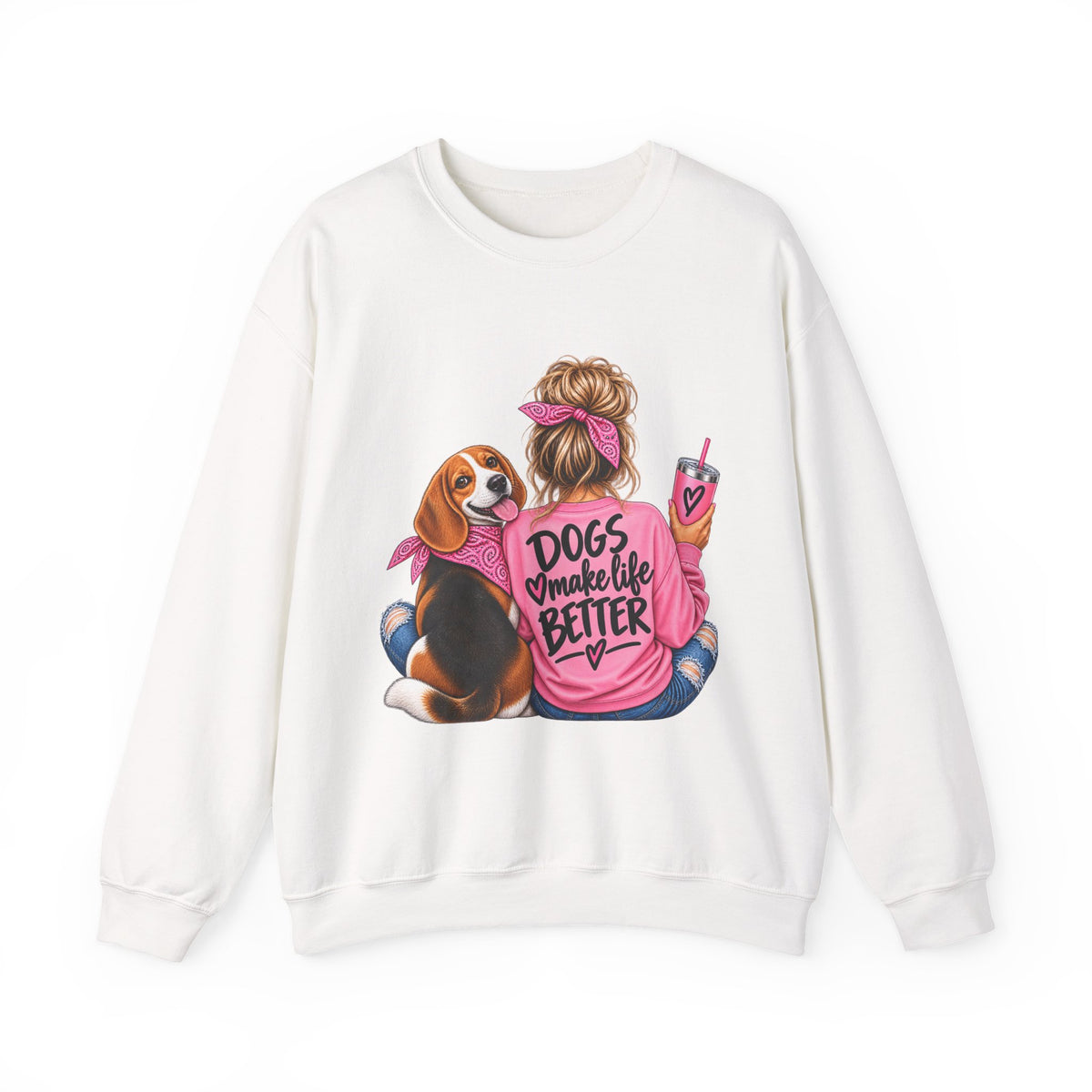 Dogs Make Life Better Sweatshirt