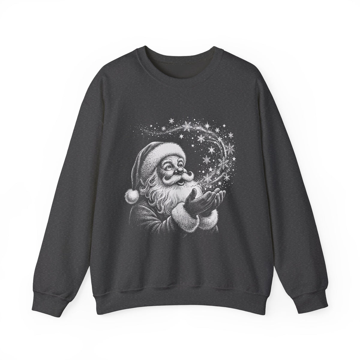 White Crewneck Sweatshirt - Minimal Classic Cozy Pullover