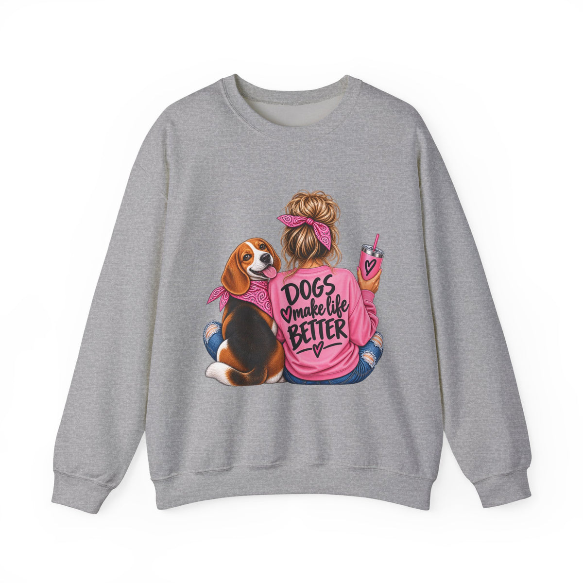 Dogs Make Life Better Sweatshirt