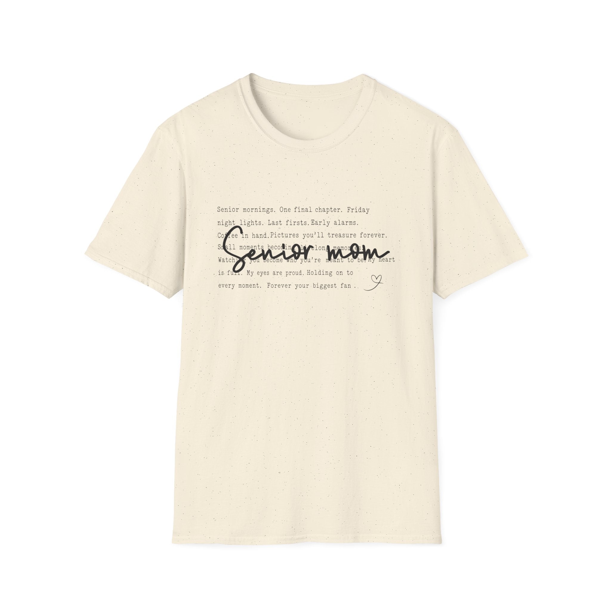 Senior Mom T-Shirt — Sentimental Graduation Gift for Mothers